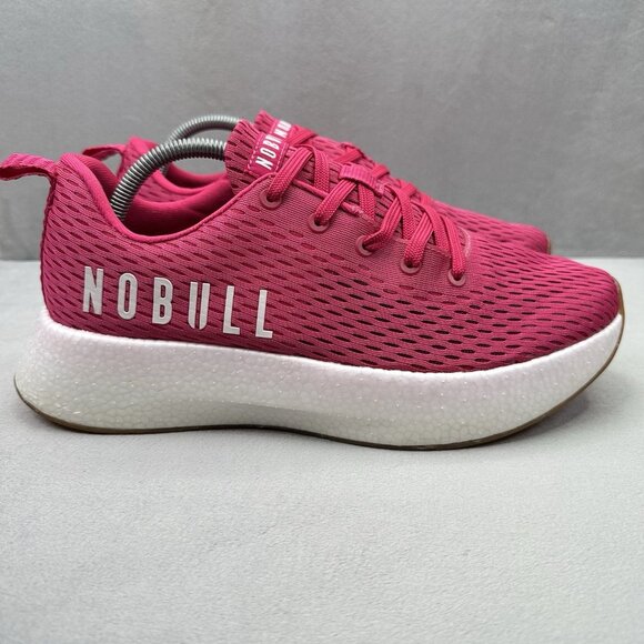 Mens 10 / Womens 11.5 NOBULL Runner Plus Shoes Pink Training Athletic CrossFit - Picture 1 of 8